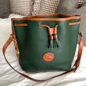 Dooney & Bourke Green Bucket Bag